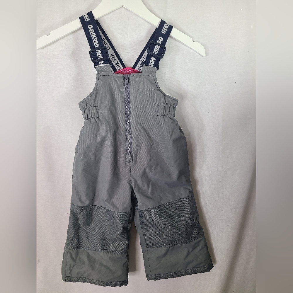 OshKosh Pink & Grey Snowpants 18M